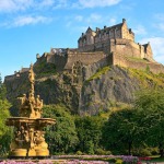 il castello di edimburgo in scozia viaggio studio