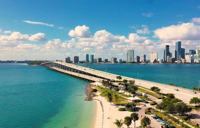 Hobie Beach in Miami