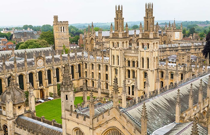 The University of Oxford grounds