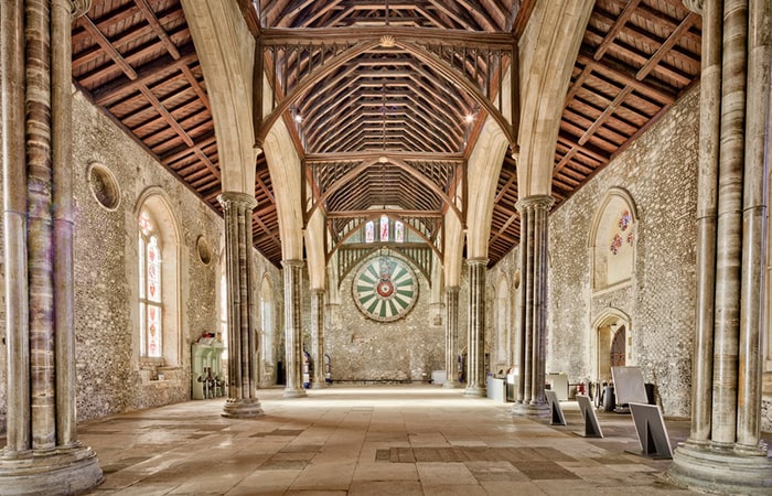 Location of the round table of King Arthur