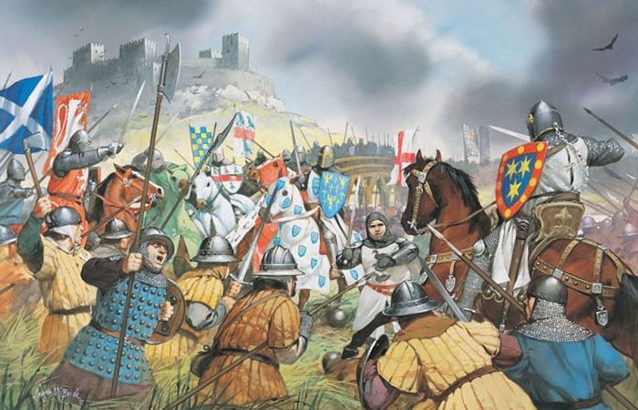 english battle with scotland and William Wallance