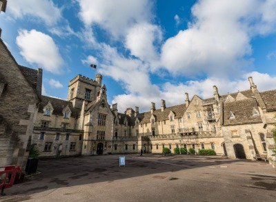 External building of Royal Agricultural College in Cirencester