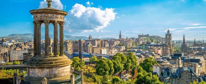 image of Calton Hill, one of many things to see in Edinburgh