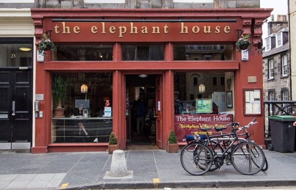 The Elephant House cafe, where Harry Potter was first written