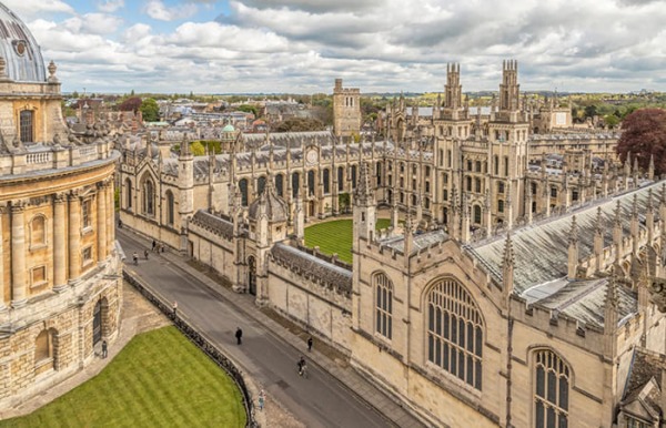 Oxford University campus grounds