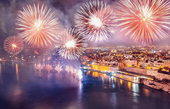 firework festival in malta