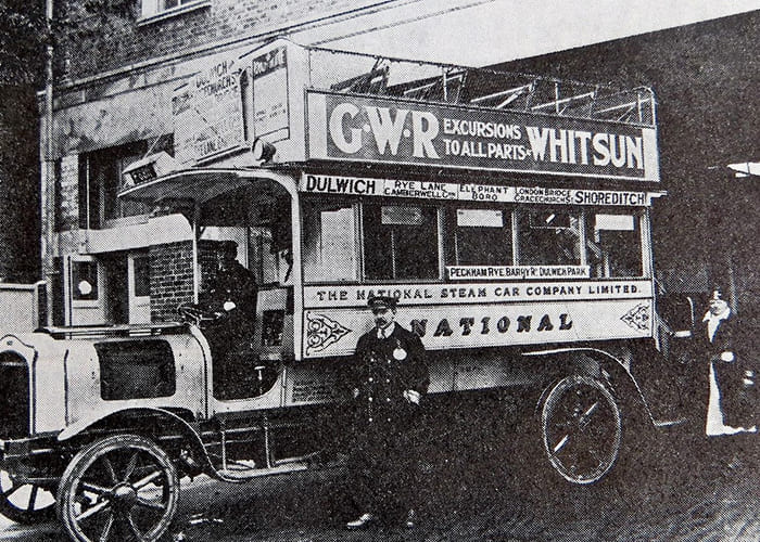 London bus in the 1900s