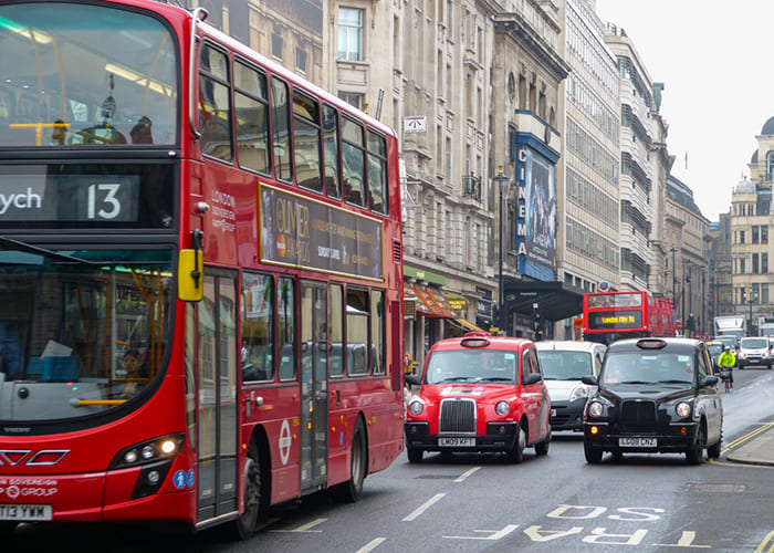 red Double-Decker in London