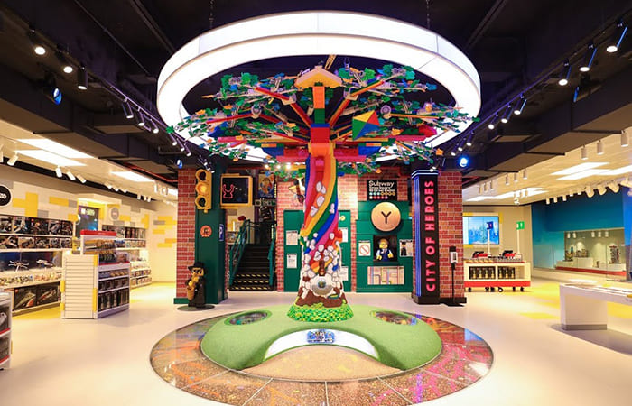 lego flagship souvenir di New York per bambini