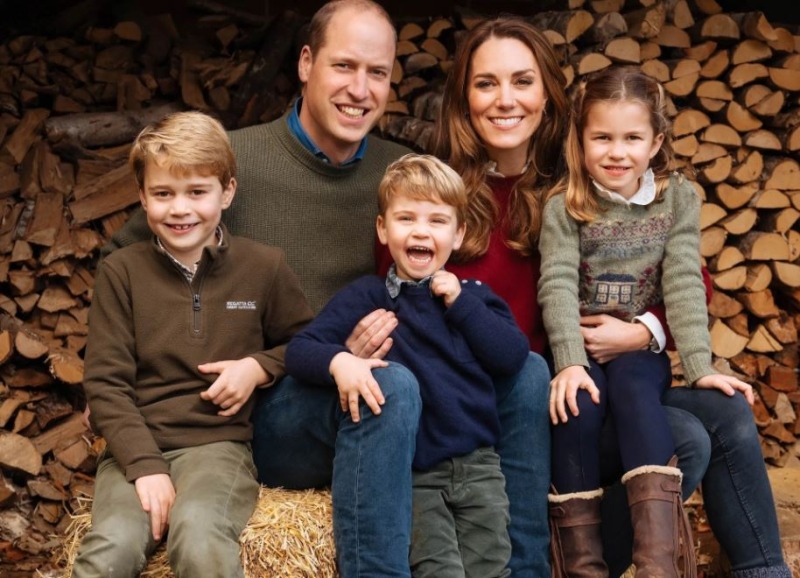 Kate middleton and william and their children