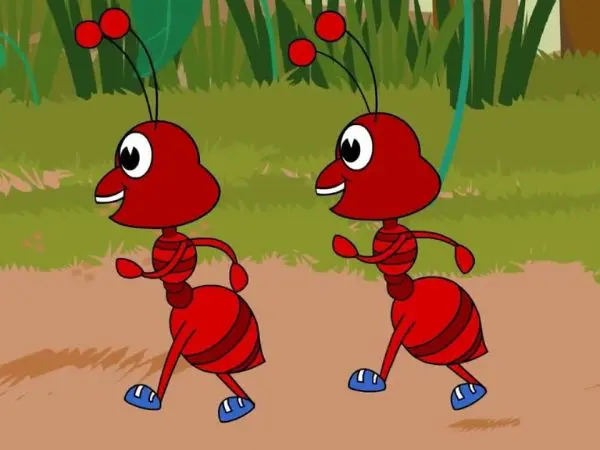 Five Ants Marching Up a Tree