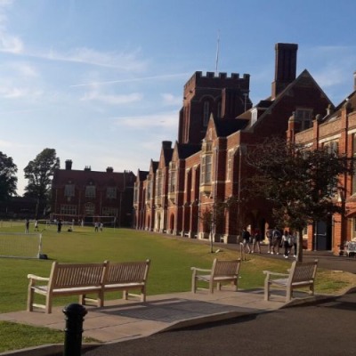 Eastbourne College exterior and garden grounds