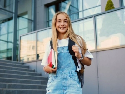 young student abroad