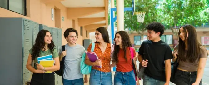 kids on a study holiday for children